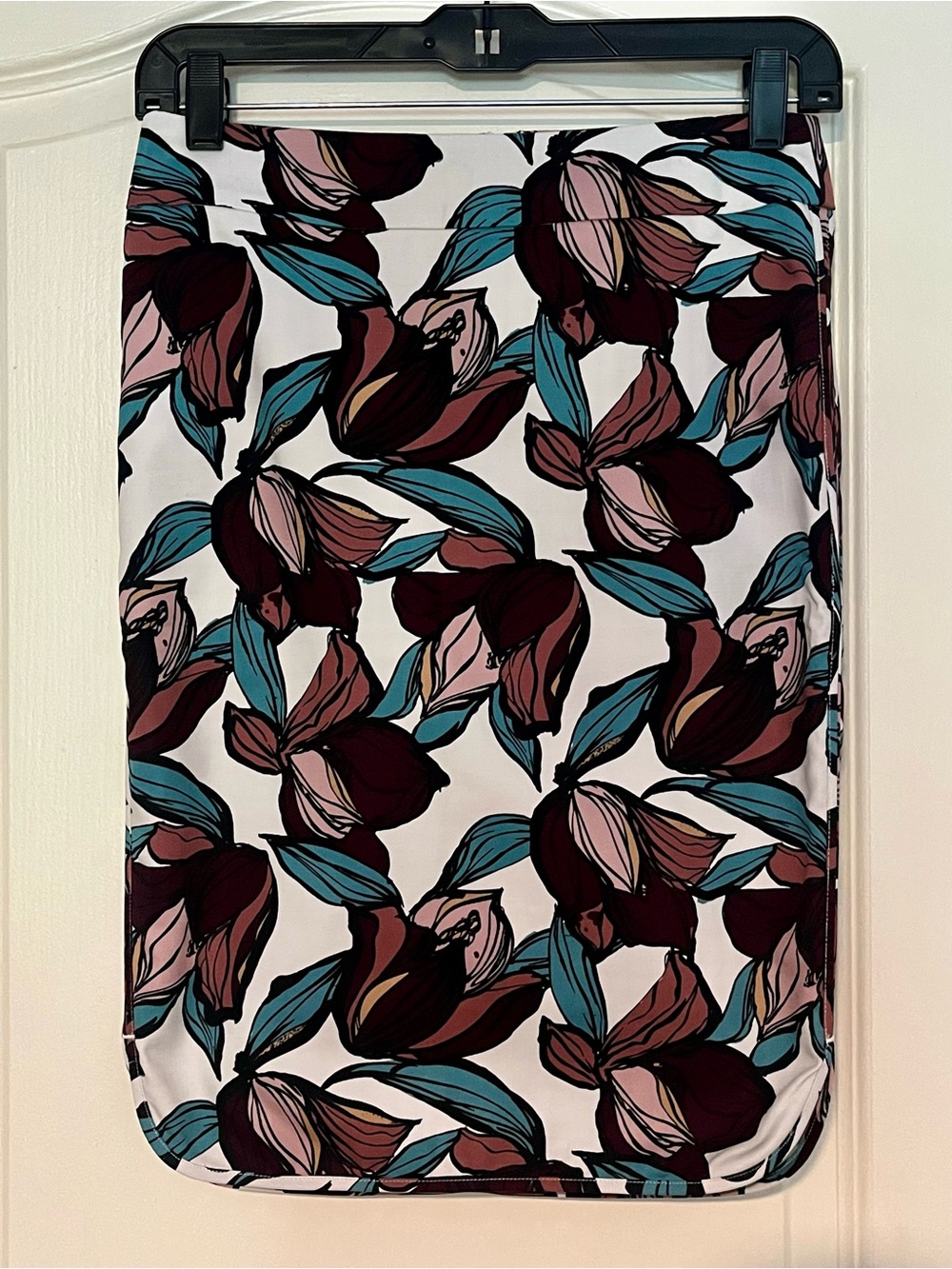 Loft Floral Knee Length Pencil Skirt, Sz 00